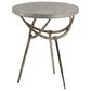 Artistica Metal Sergio Spot Table in White and Champagne, , large