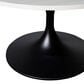 Leisuremod Verve 27" Coffee Table with MDF Top in Black and Light Natural, , large