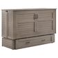 New Day Furniture Poppy Murphy Cabinet Bed in Brushed Driftwood, , large
