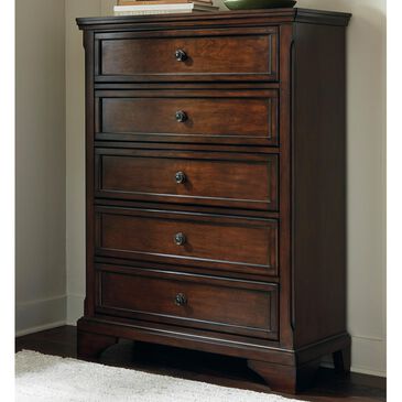 Signature Design by Ashley Brookbauer 5-Drawer Chest in Rustic Brown, , large