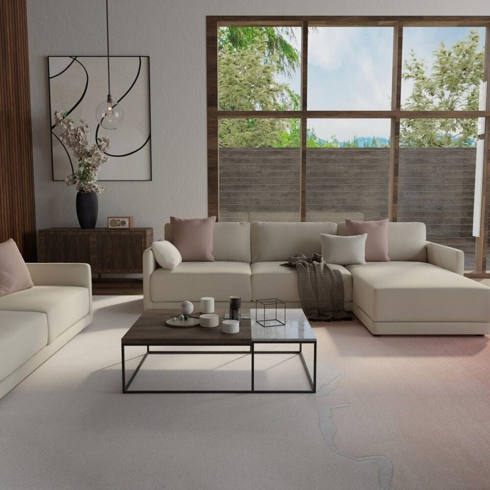 Feizy Rugs Katya 8&#39; x 10&#39; Beige and Rust Area Rug, , large