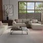 Feizy Rugs Katya 8" x 10" Beige and Rust Area Rug, , large