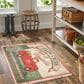 Karastan Dri-Pro Comfort Vegetable Trucks 1"6" x 2"6" Multicolor Door Mat, , large