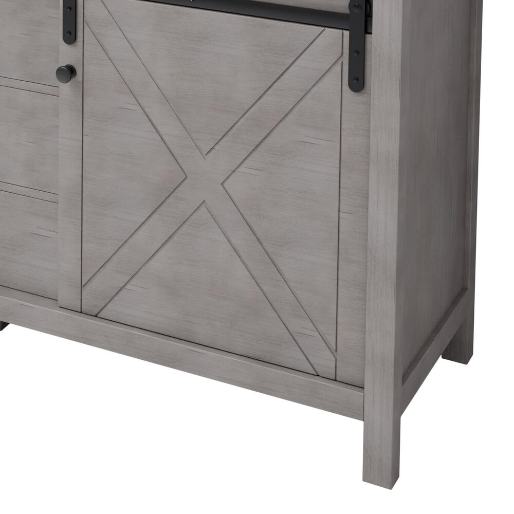 Lexora Home Marsyas 80" Double Bathroom Vanity in Ash Grey with 2 cm White Cultured Marble Top and Rectangular Sinks, , large