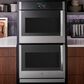 GE Profile 30" Smart Built-in Convection Double Wall Oven with Left-Hand Side-Swing Doors in Stainless Steel, , large