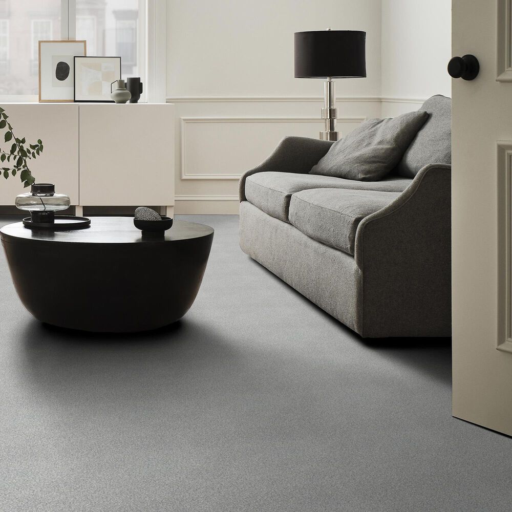 Shaw Tonal Comfort Blue Carpet in Polished Silver, , large