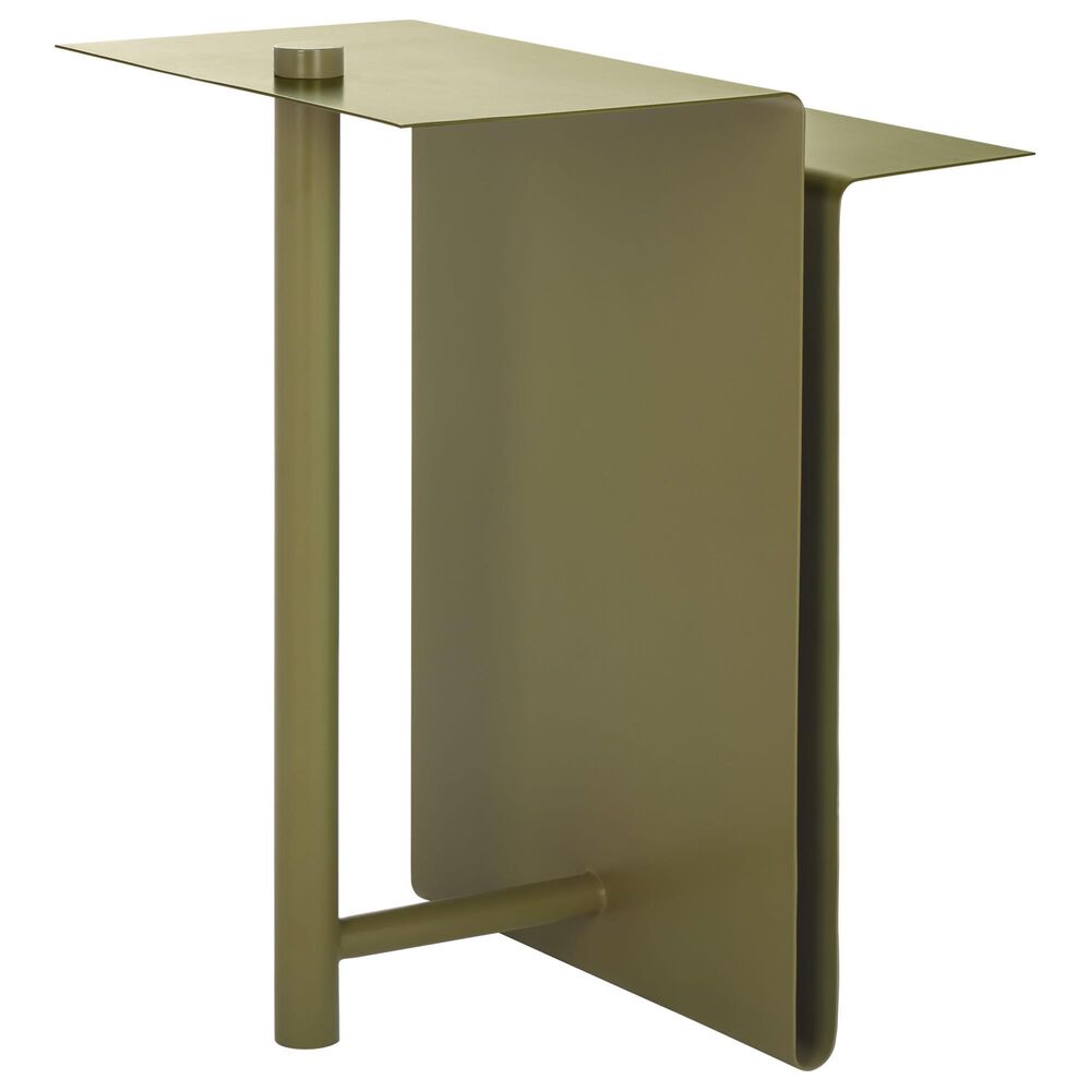 Safavieh Aldwyn Metal Accent Table in Olive Green, , large
