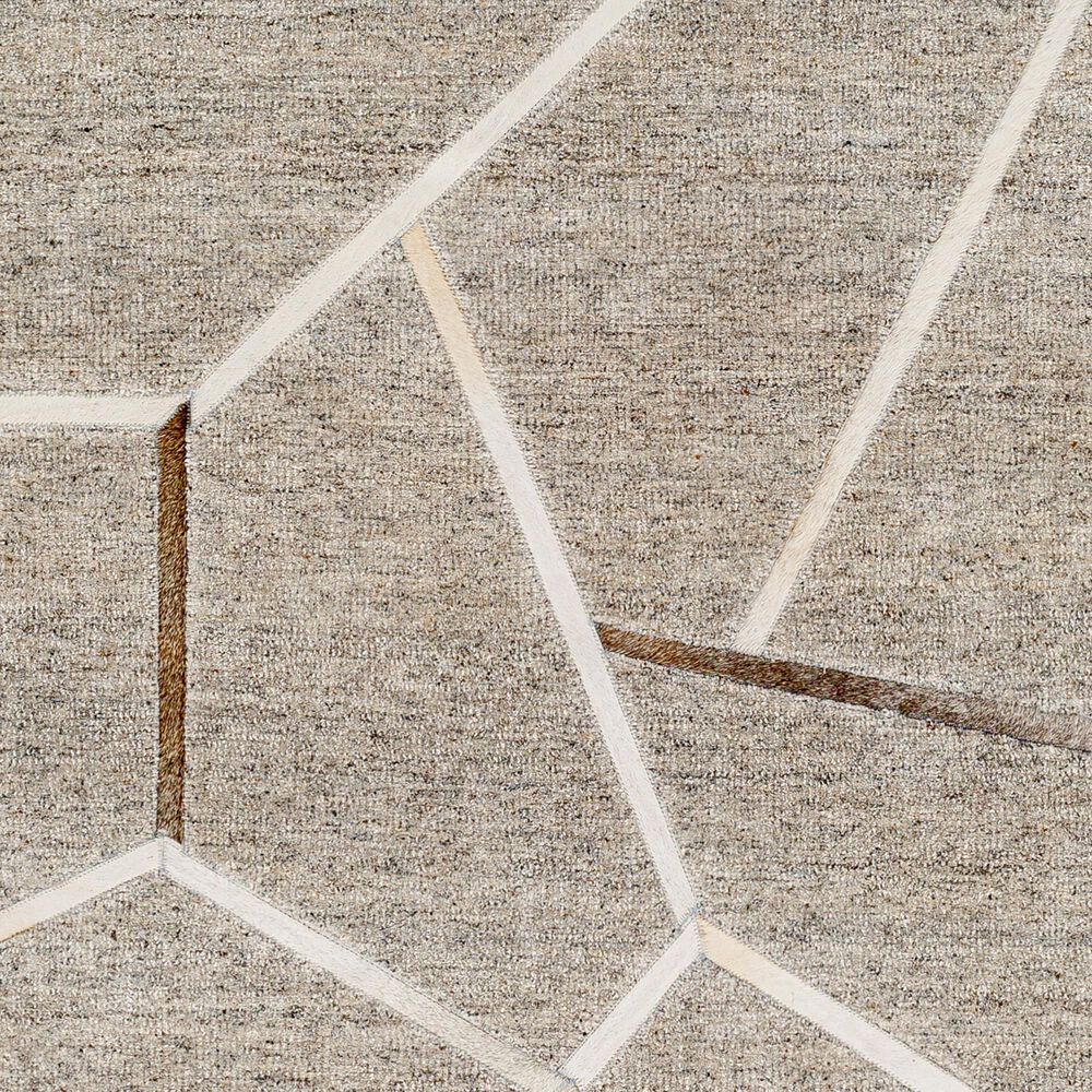 Surya Eloquent 10&#39; x 14&#39; Medium Gray, Light Beige and Black Area Rug, , large