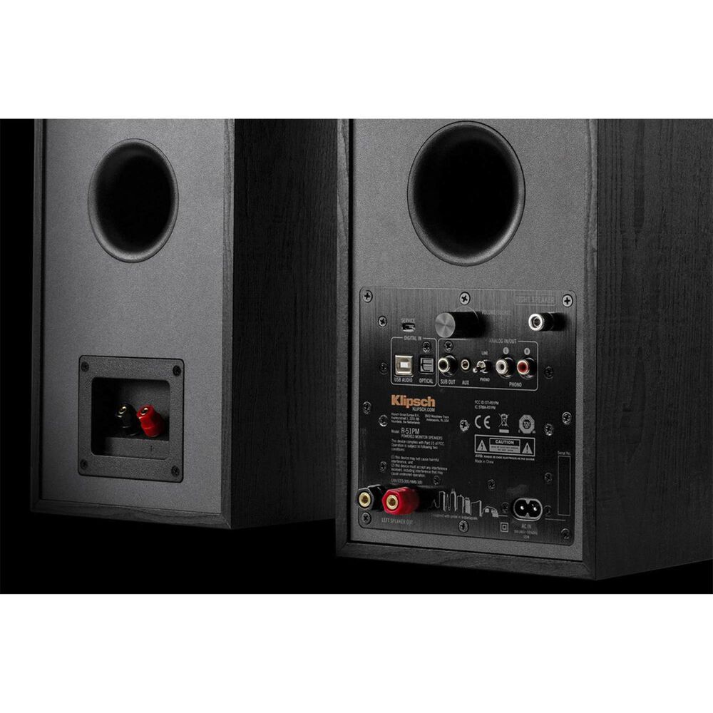 Klipsch Powered Monitor Bluetooth Speaker &#40;Pair&#41; in Black, , large