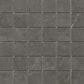 Emser Sterlina II Asphalt 2" x 2" Square on 12" x 12" Matte Porcelain Mosaic Sheet, , large
