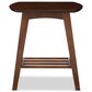 Baxton Studio Sacramento End Table in Dark Walnut, , large