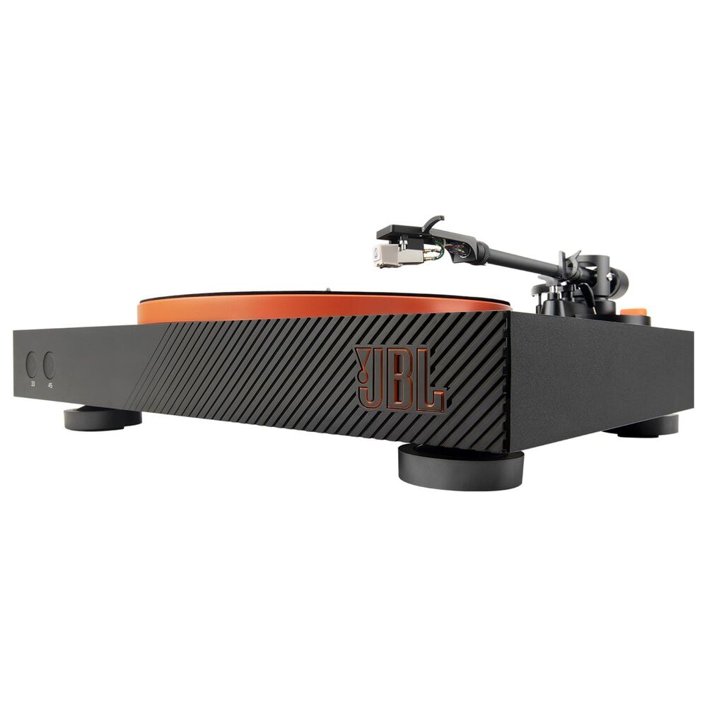 JBL Spinner Turntable with Bluetooth Connectivity in Black and Orange, , large