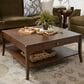 Flexsteel Sylvie Square Coffee Table in Chestnut, , large