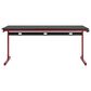 Ashley Lynxtyn Computer Desk in Red and Black, , large