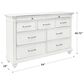 Ashley Kanwyn 9 Drawer Dresser in Distressed Whitewash, , large