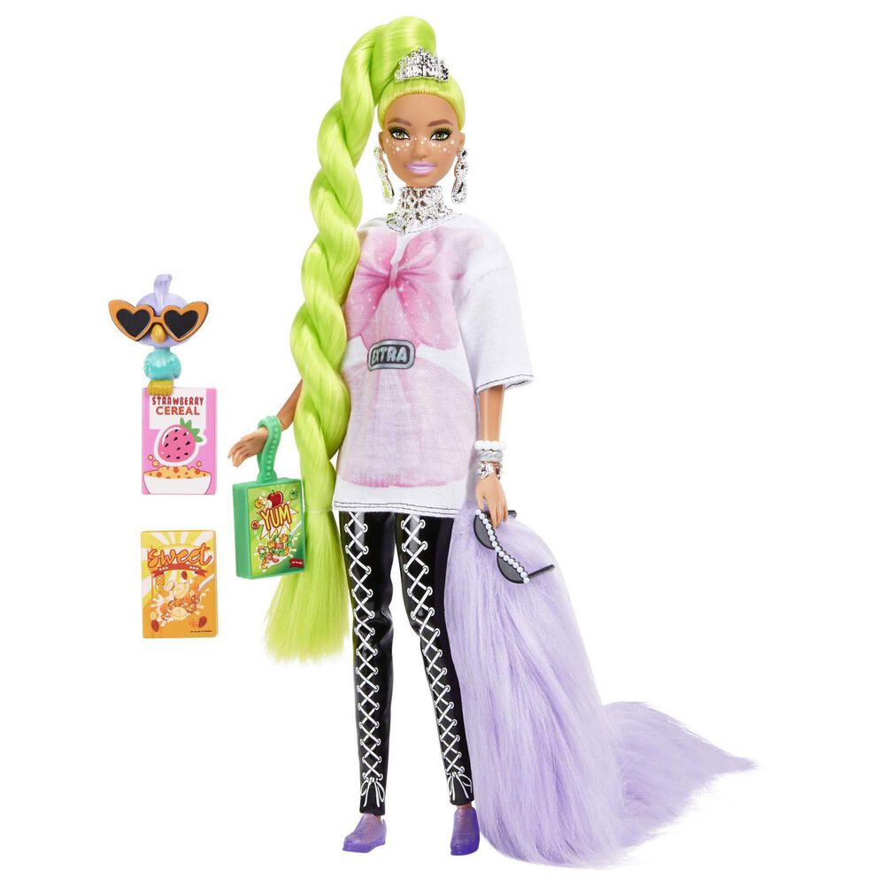 Barbie Extra Doll Rocks Star and Pet, , large