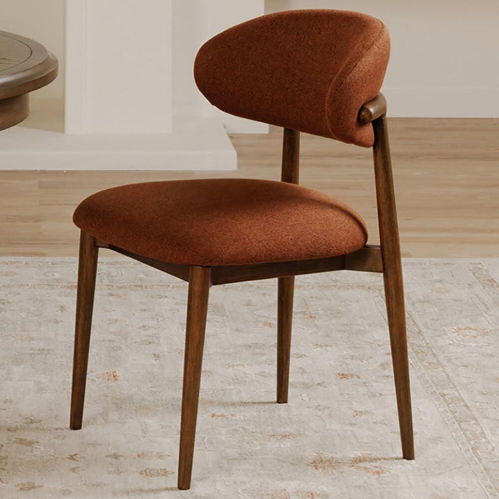 Moe's Home Collection Ellie Side Chair in Dark Espresso Brown, , large