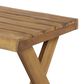 Hearth and Haven Square Patio End Table in Teak, , large
