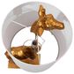 Creative Coop Serengeti Giraffe Table Lamp in Distressed Gold, , large