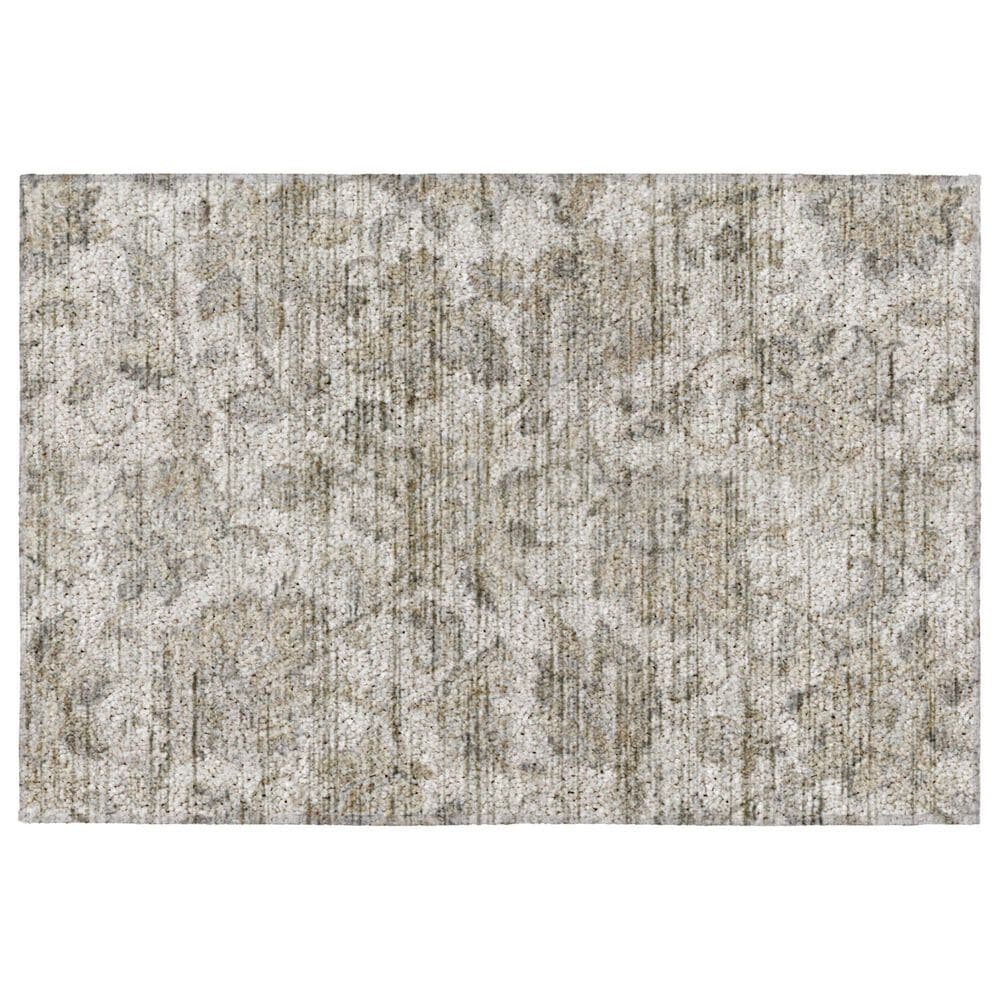 Dalyn Rug Company Silk Road Linen, Ivory, Taupe, Beige and Silver 1"8" x 2"6" Area Rug, , large
