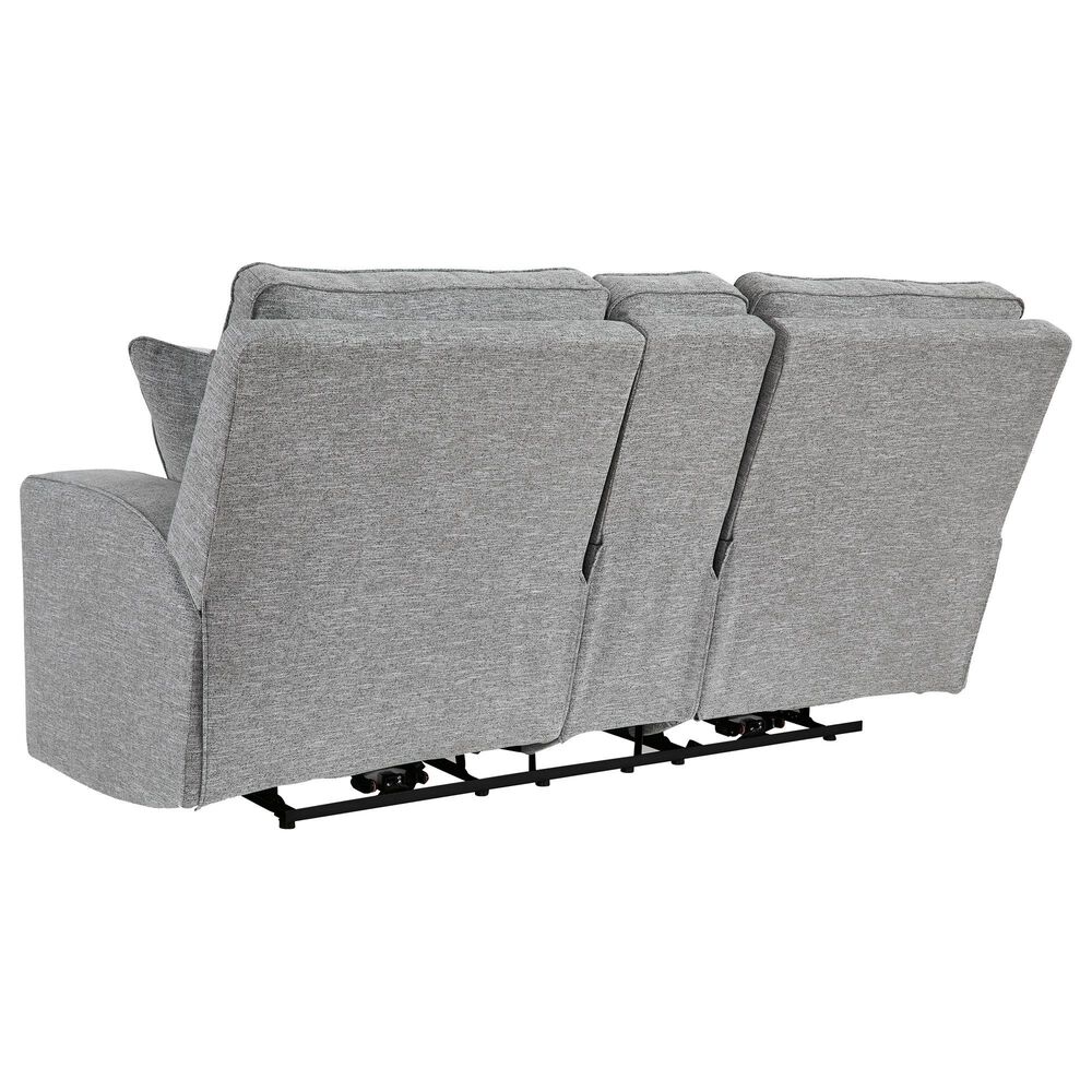 Ashley Biscoe Power Reclining Loveseat in Pewter, , large