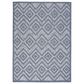 Nourison Versatile 5" x 7" Denim Blue Indoor/Outdoor Area Rug, , large