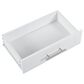 HOMLUX 49" Kitchen Island with Trash Can Storage Cabinet in White, , large