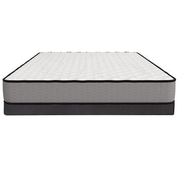 Southerland Quilt 8" Medium Foam Twin Mattress with Low Profile Box Spring, , large