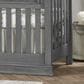 Oxford Baby Glenbrook 3- Piece Nursery Set with 4- In- 1 Crib, Dresser and Changer Top in Graphite Gray, , large