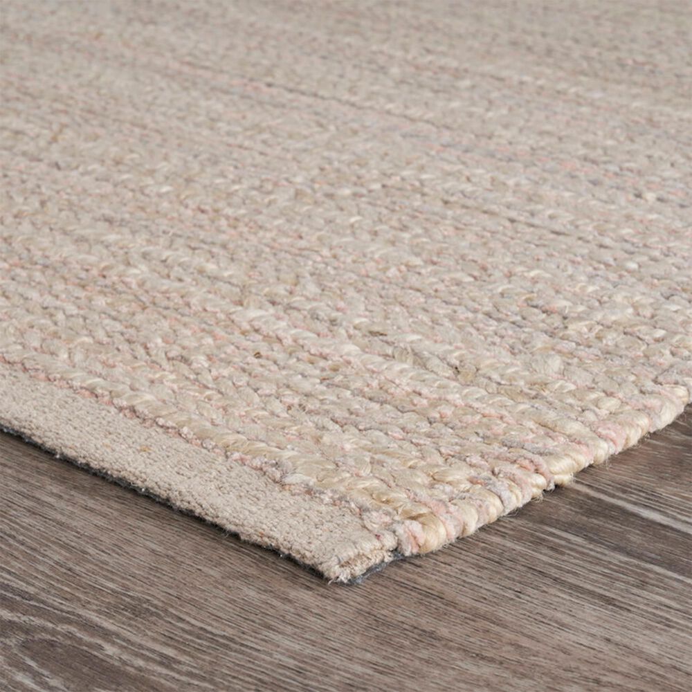 L&amp;R Resources Bleached Naturals 7&#39;9&quot; x 9&#39;9&quot; Blush Area Rug, , large