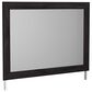 Ashley Belachime 4 Piece Full Panel Bedroom Set in Dark Charcoal, , large