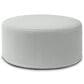 Jaxx Candler Boucle Fabric Ottoman in Silver, , large