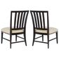 Hooker Furniture Big Sky Side Chair with Beige Cushion in Charred Timber (Set of 2), , large