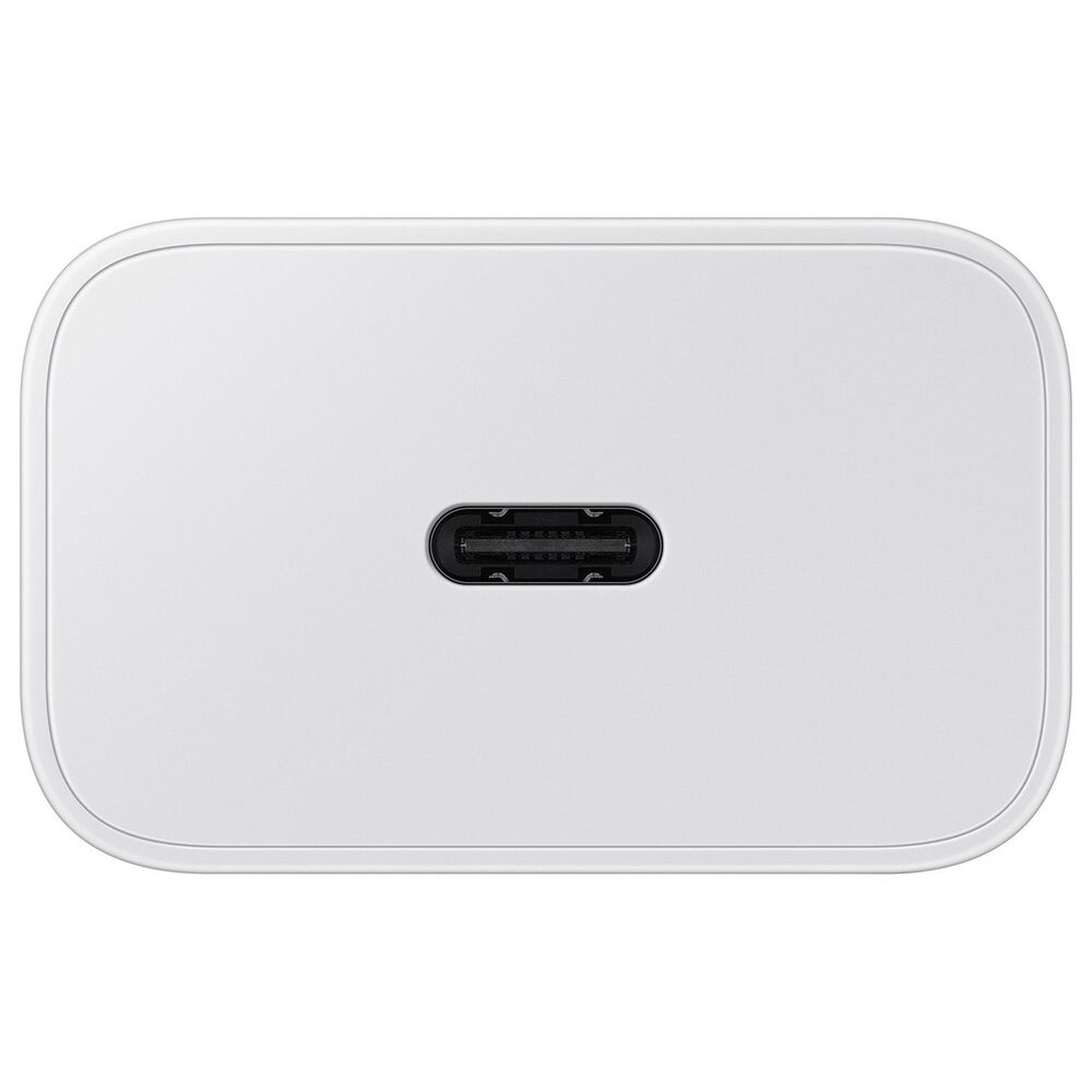 Samsung 25W Super Fast Charging Wall Charger with USB-C Cable in White, , large