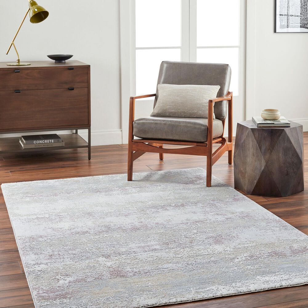 Surya Brunswick 7&#39;10&quot; x 10&#39;2&quot; Blue, Cream, Tan, Olive, Dusty Pink and Light Slate Area Rug, , large