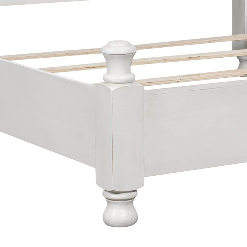 Ashley Rowlenstown King Poster Bed in Antique White, , large