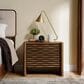 Modway Emric Wave 2 Drawer Nightstand in Walnut, , large