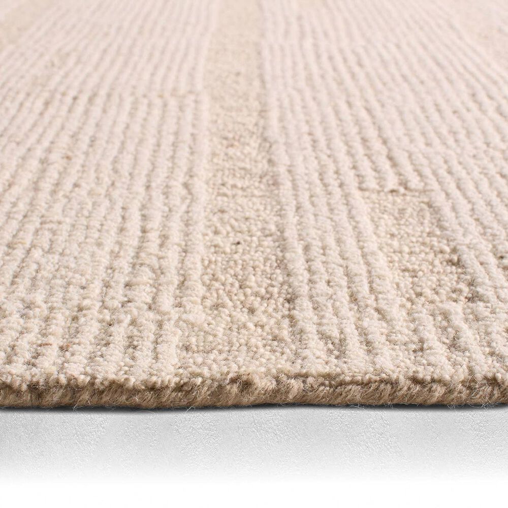 Jaipur Finnigan Edher White, Tan and Taupe 5' x 8' Area Rug, , large