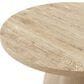 Furniture of America Halewood Round Coffee Table in Oak, , large