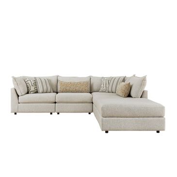 Xenia 5-Piece Modular L-Shaped Sectional in Durango Pewter, , large