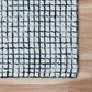 L&R Resources Criss Cross Navy and Ivory 7"9" x 9"9" Area Rug, , large