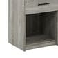 HOMLUX 1-Drawer Modern Nightstand with Bar Handle in French Oak Grey, , large