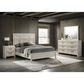 Crown Mark Lorraine 6 Drawer Dresser and Mirror in Antique White, , large