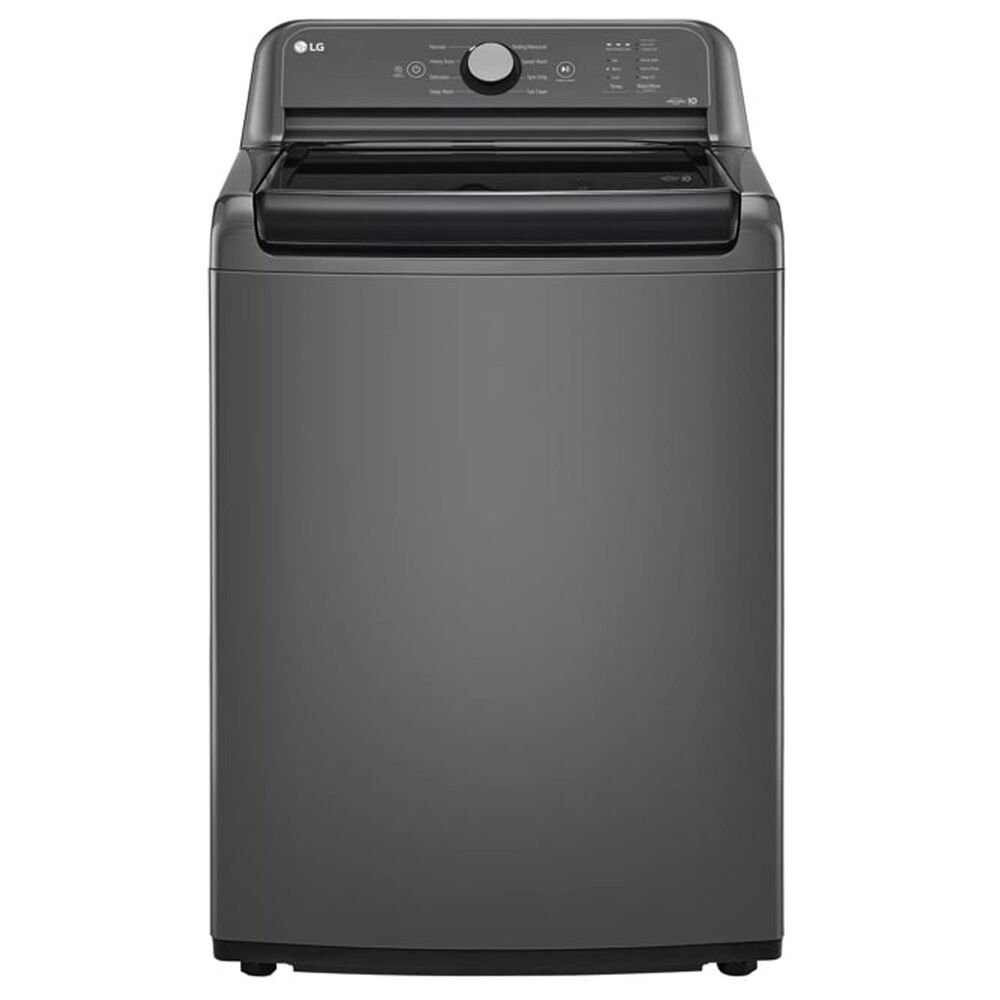 LG 4.1 Cu. Ft. Top Load Washer and 7.3 Cu. Ft. Electric Dryer Laundry Pair in Monochrome Grey, , large