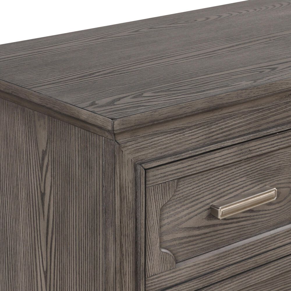 New Heritage Design Lisbon 5-Drawer Chest in Gray and White, , large