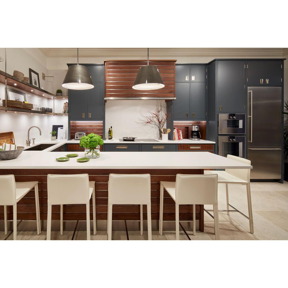 Cambria Luxury White Cliff 3cm Quartz Countertop in White, , large