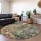 Dalyn Rug Company Nouveau NV22 8" Round Sage Indoor/Outdoor Area Rug, , large