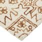 Feizy Belfort Ivory and Brown 12" x 15" Area Rug, , large