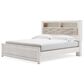 Ashley Altyra King Panel Bookcase Bed  in White, , large
