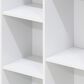 HOMLUX 7-Cube Reversible Open Shelf Storage Bookshelf in White, , large
